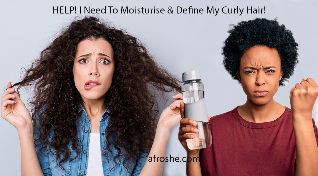 Moisturise & Define Curly Hair | Organic & Natural | AfroShe